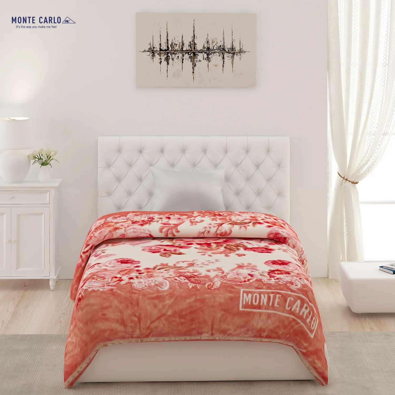 Printed Single Bed Blanket for Heavy Winter -1 Ply - Image 2