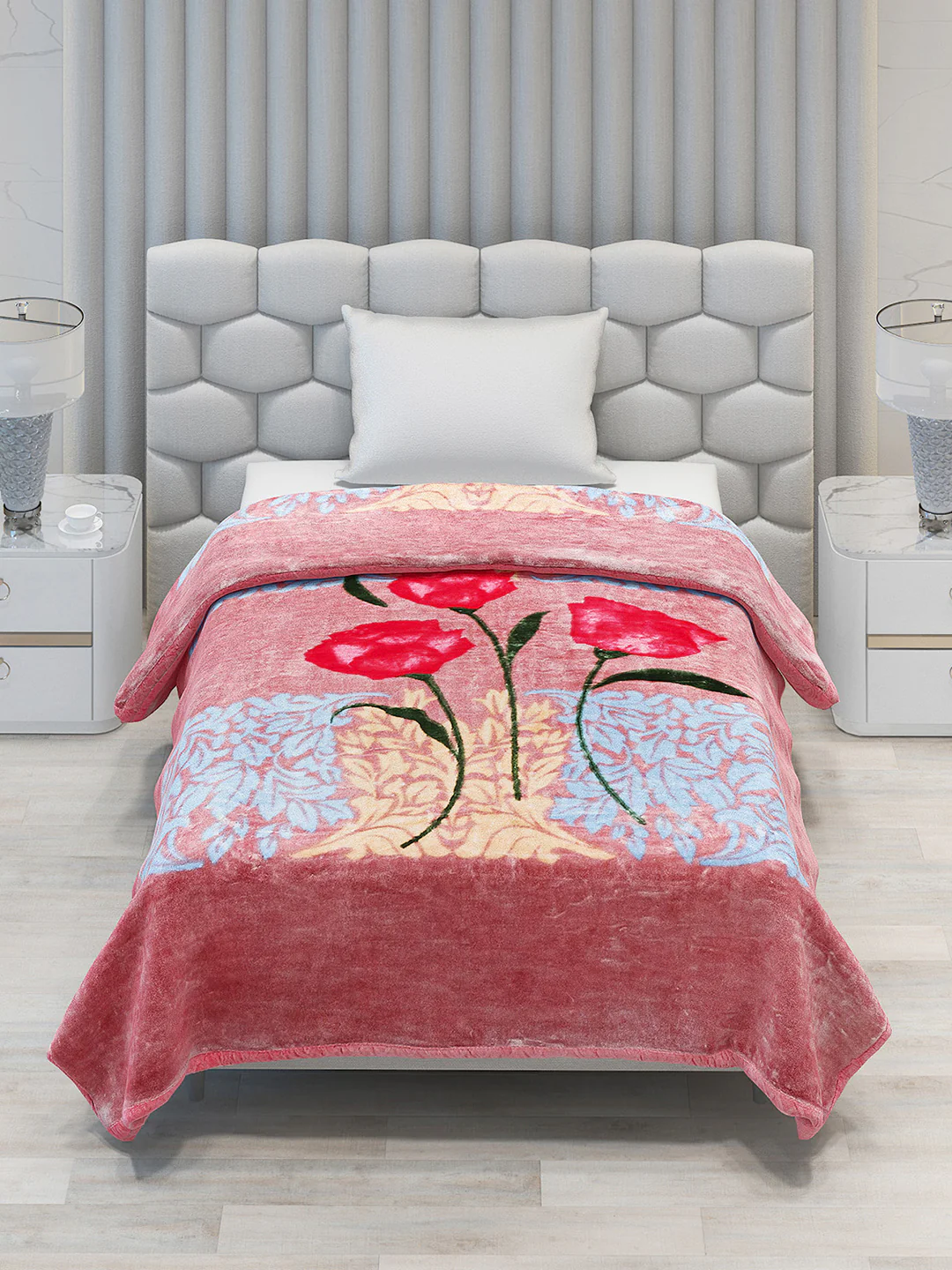 Printed Single Bed Blanket for Heavy Winter -1 Ply - Image 2