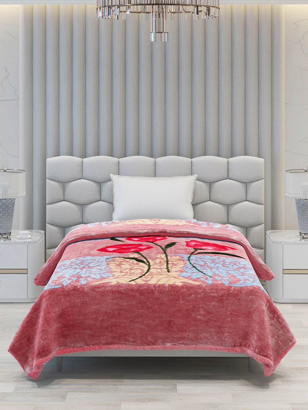 Printed Single Bed Blanket for Heavy Winter -1 Ply - Image 3