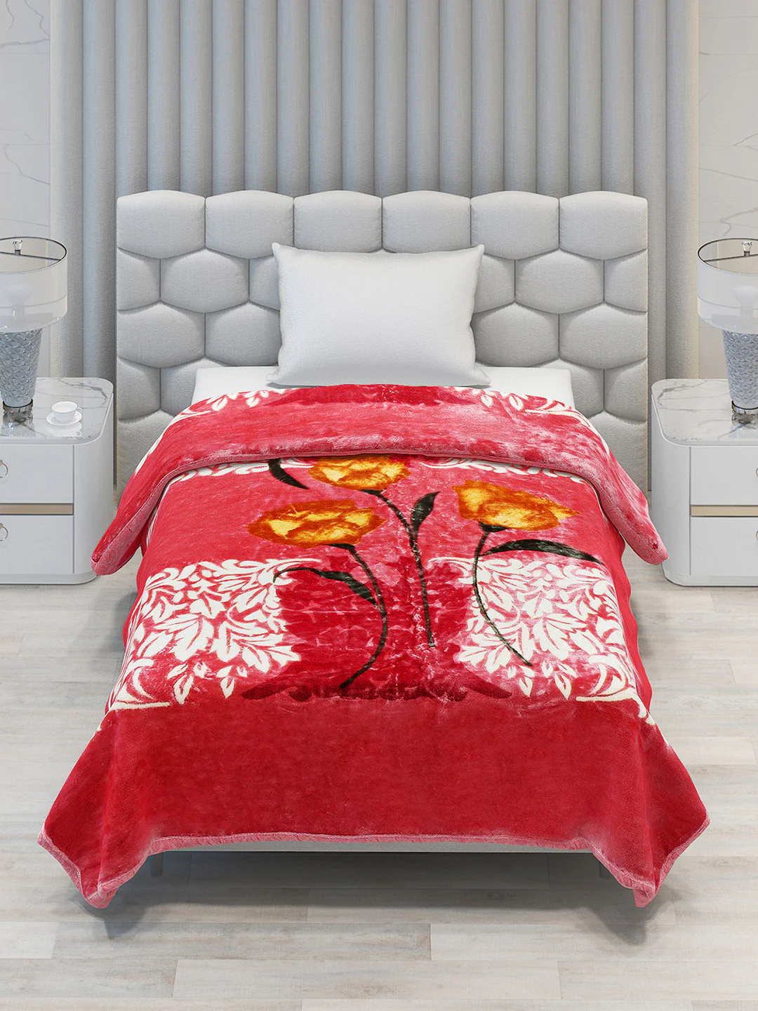 Printed Single Bed Blanket for Heavy Winter -1 Ply - Image 2