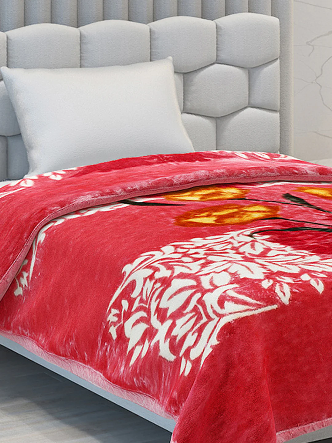 Printed Single Bed Blanket for Heavy Winter -1 Ply - Image 4