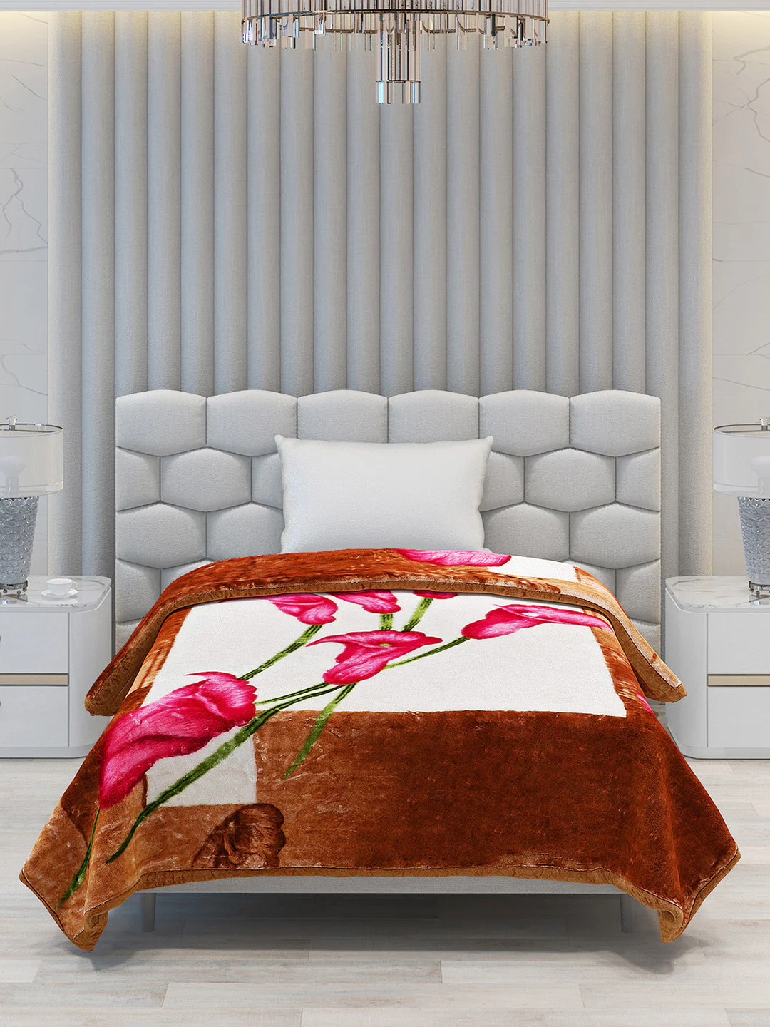 Printed Single Bed Blanket for Heavy Winter -1 Ply - Image 3