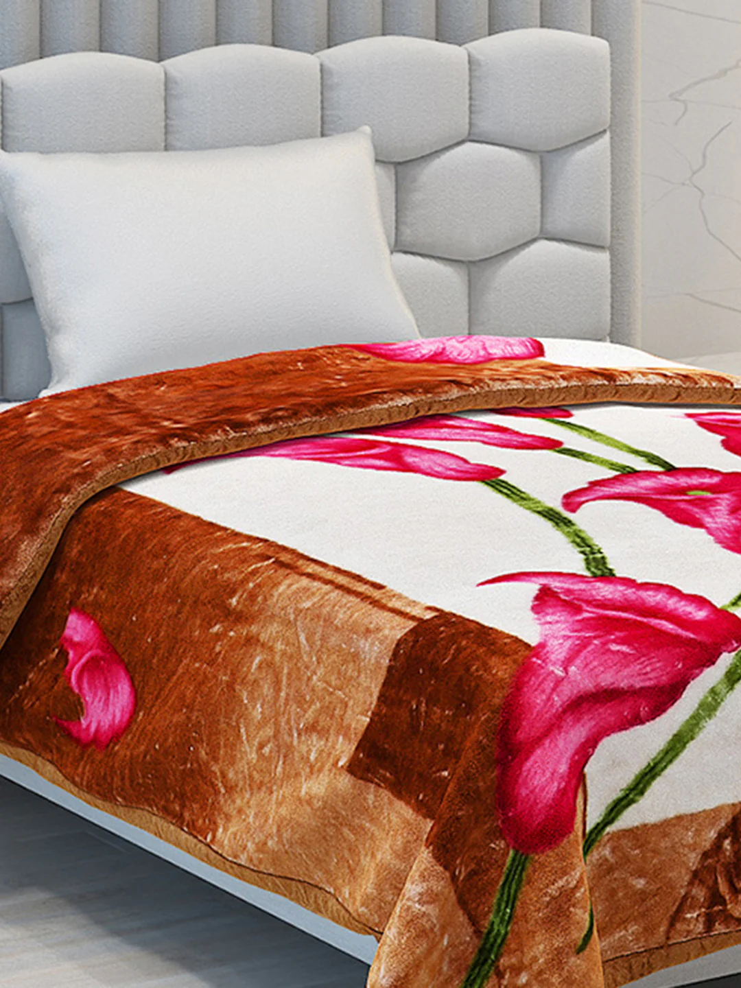 Printed Single Bed Blanket for Heavy Winter -1 Ply - Image 4