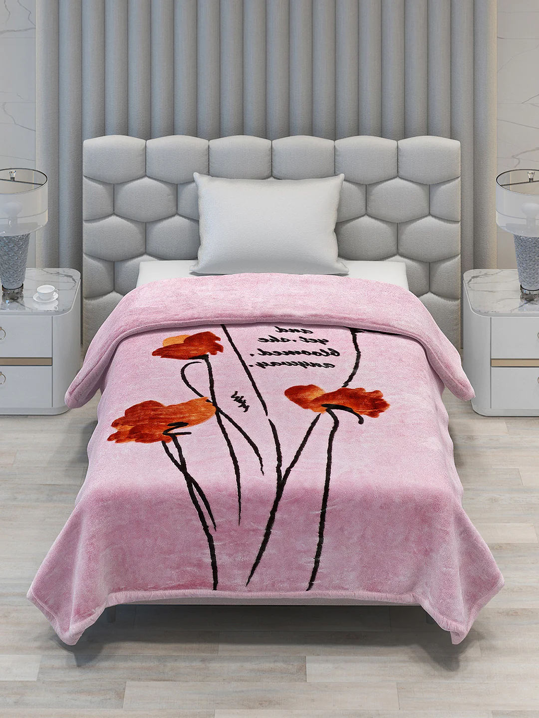 Printed Single Bed Blanket for Heavy Winter -1 Ply - Image 2