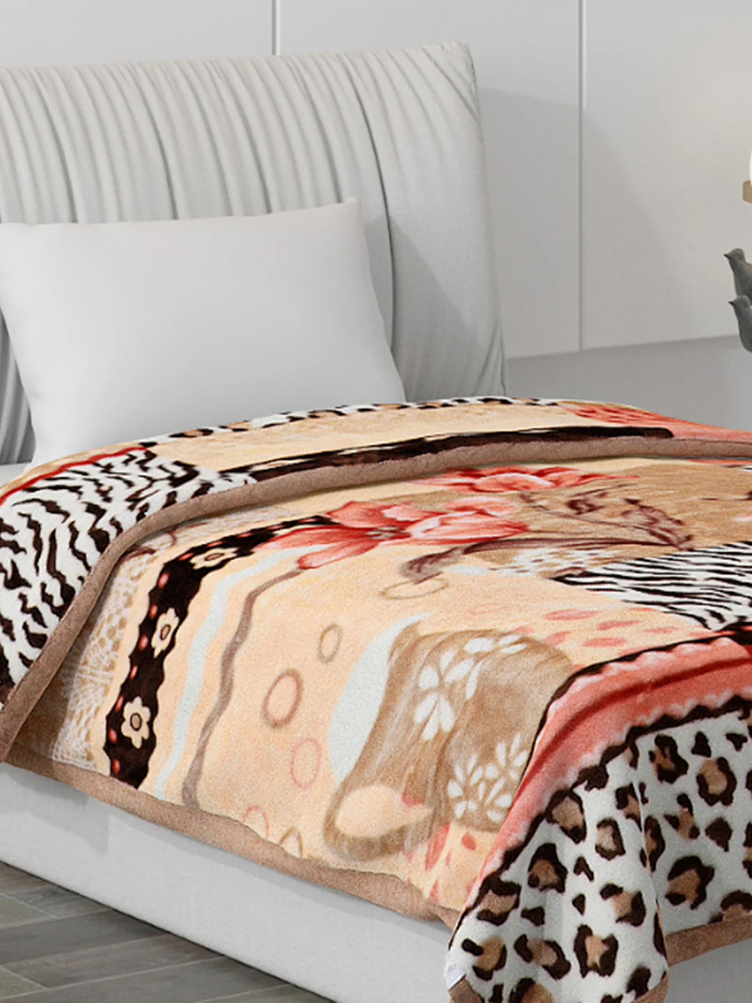 Printed Single Bed Blanket for Heavy Winter -2 Ply - Image 4