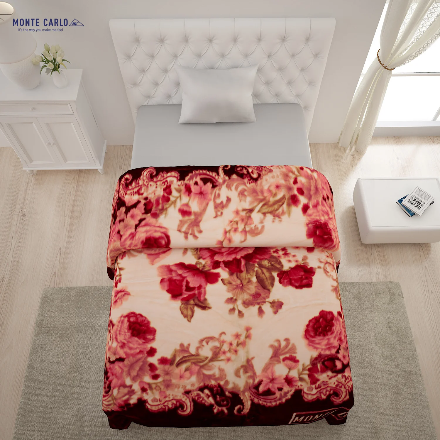 Printed Single Bed Blanket for Heavy Winter -2 Ply - Image 3