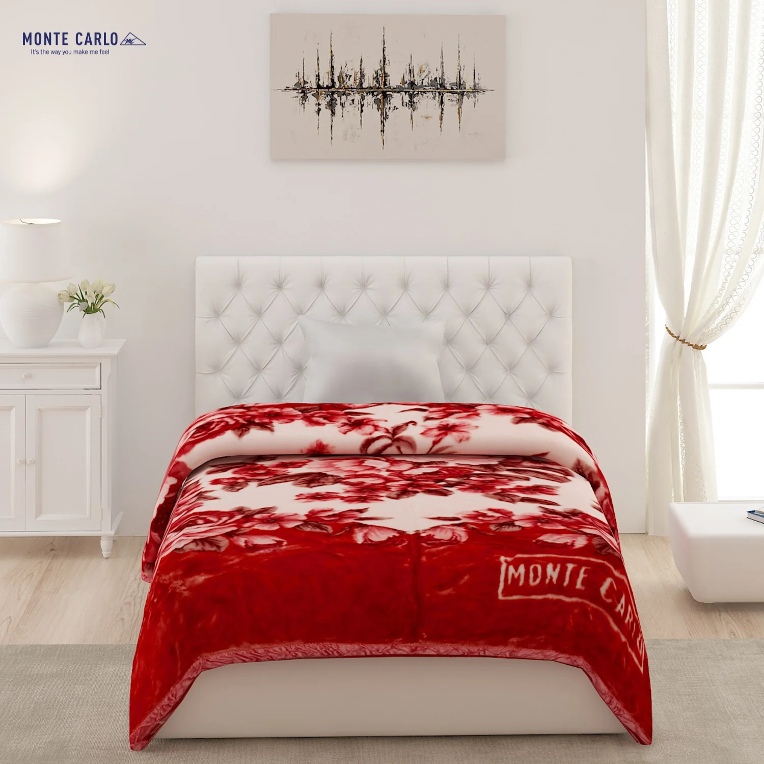 Printed Single Bed Blanket for Heavy Winter -2 Ply - Image 2