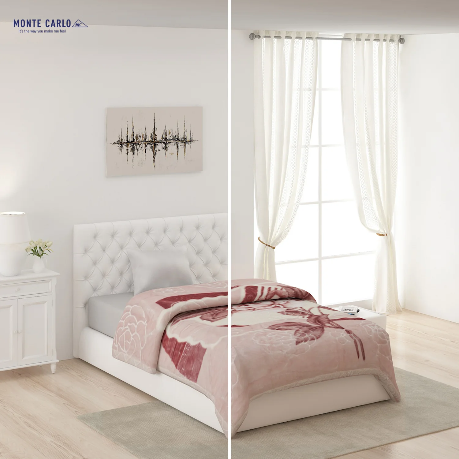 Printed Single Bed Blanket for Heavy Winter -2 Ply - Image 2