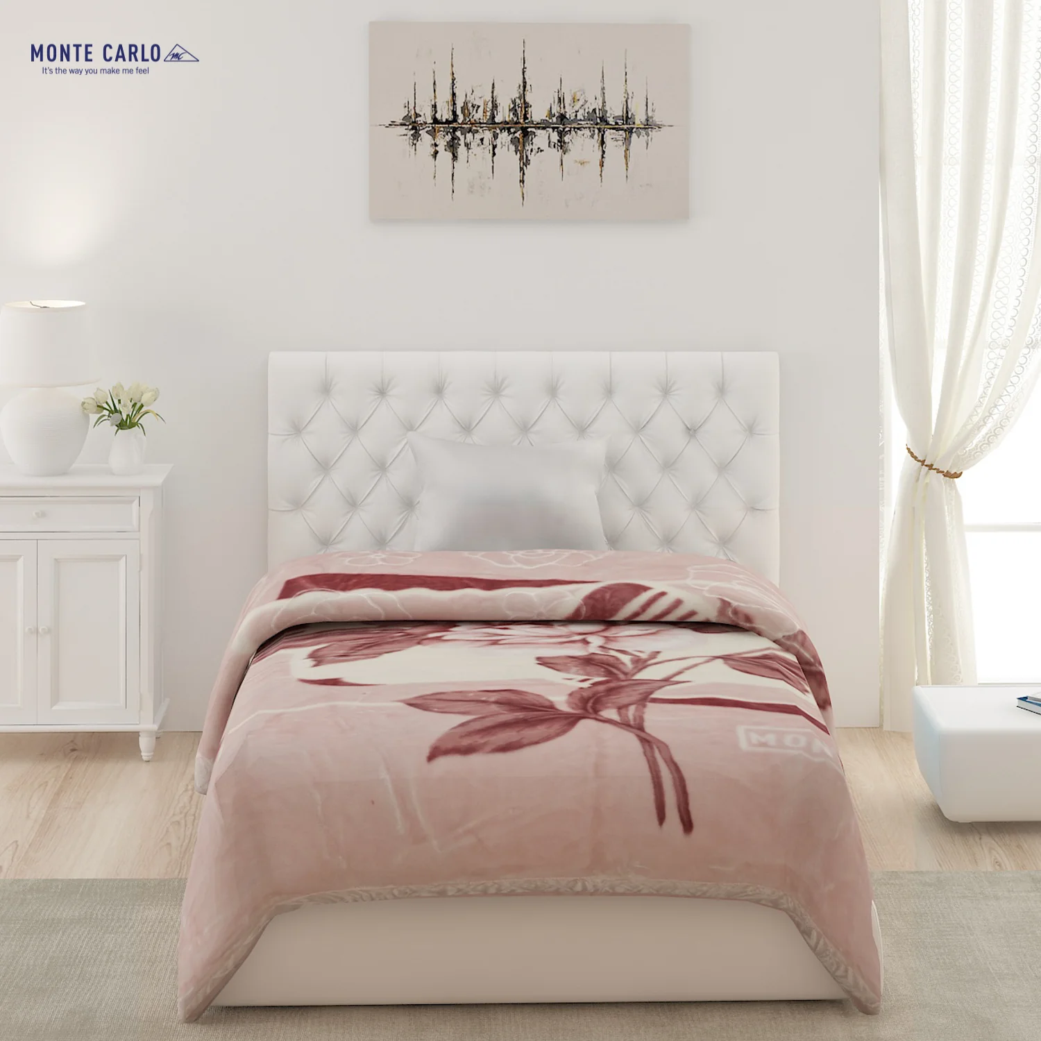Printed Single Bed Blanket for Heavy Winter -2 Ply - Image 3