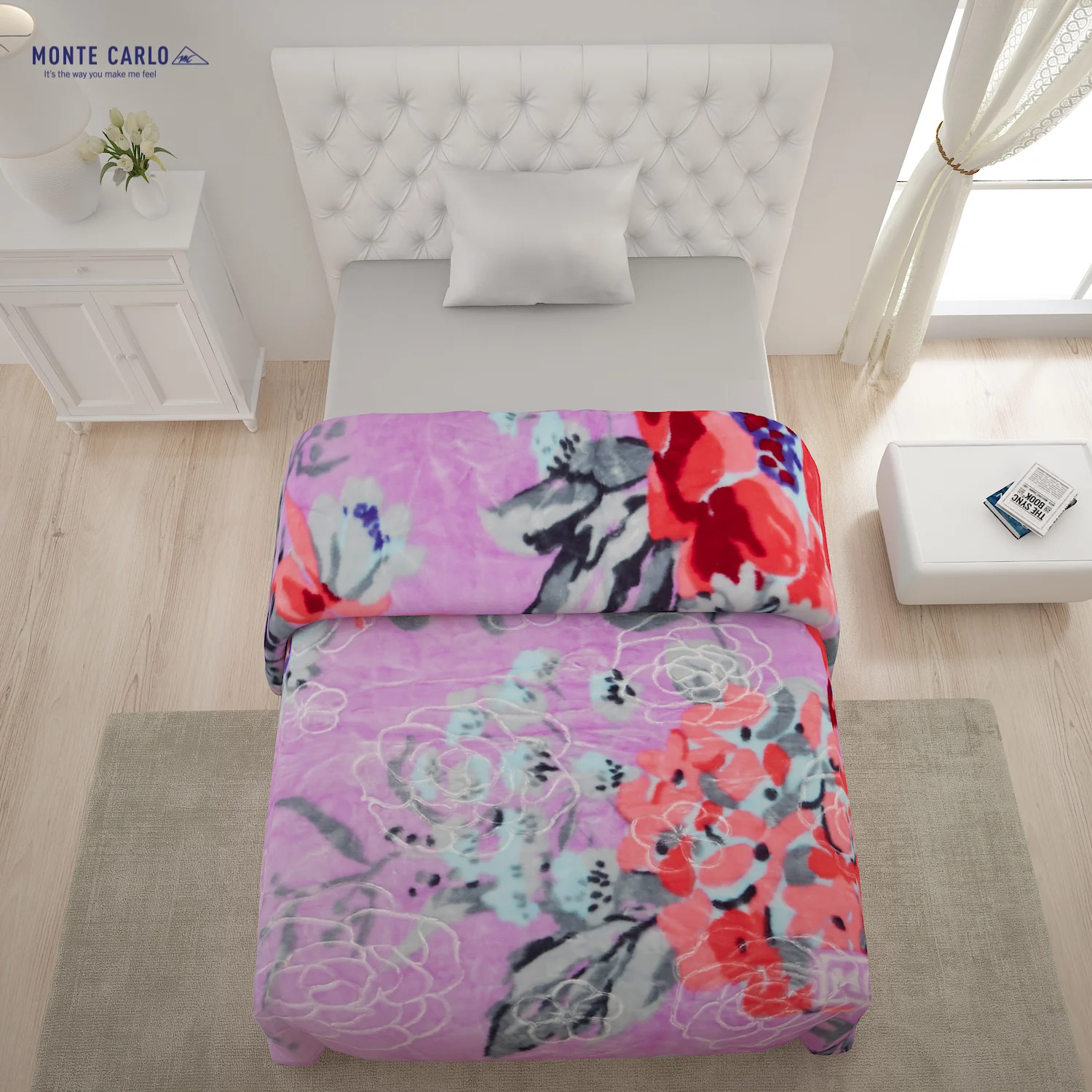 Printed Single Bed Blanket for Heavy Winter -2 Ply - Image 4