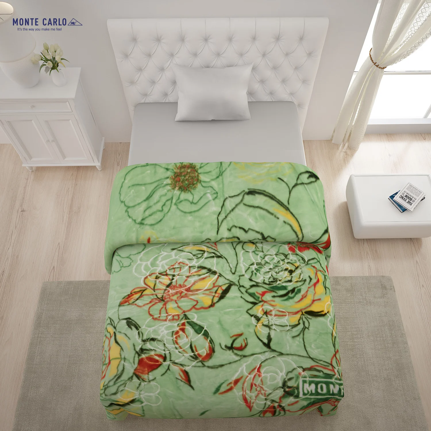 Printed Single Bed Blanket for Heavy Winter -2 Ply - Image 4