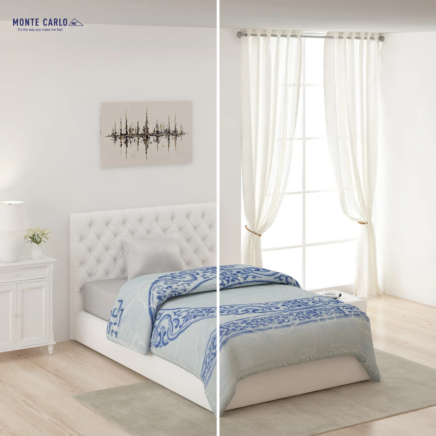 Printed Single Bed Blanket for Heavy Winter -2 Ply - Image 2