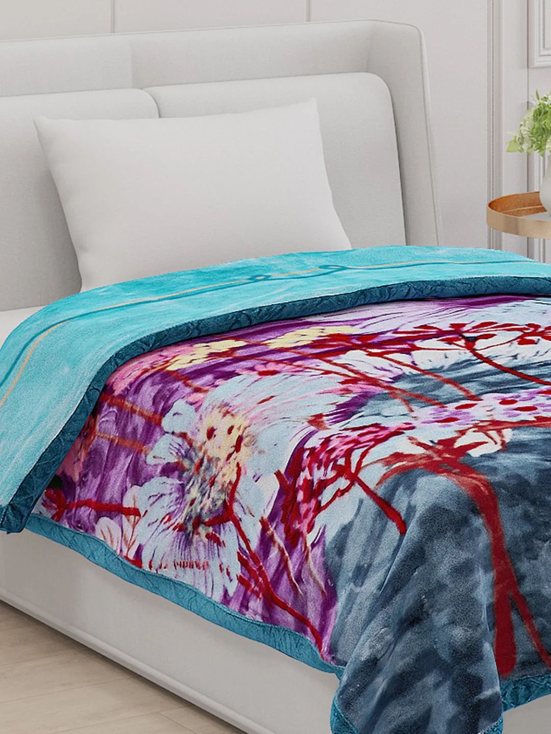 Printed Single Bed Blanket for Heavy Winter -2 Ply - Image 5