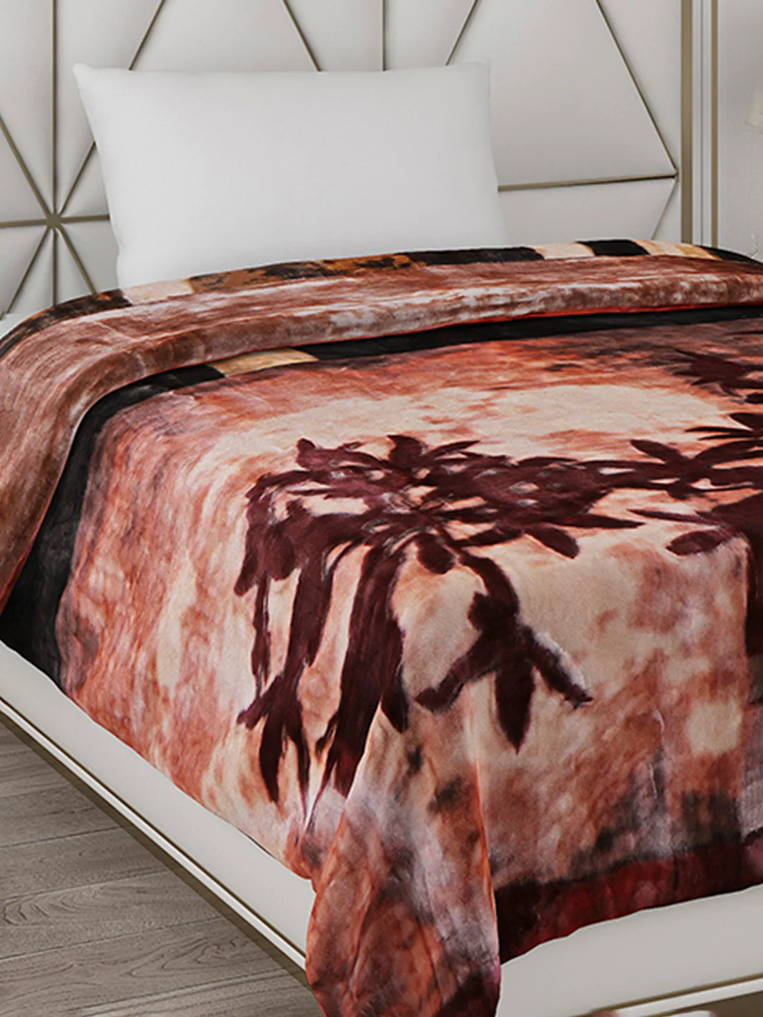 Printed Single Bed Blanket for Heavy Winter -2 Ply - Image 4