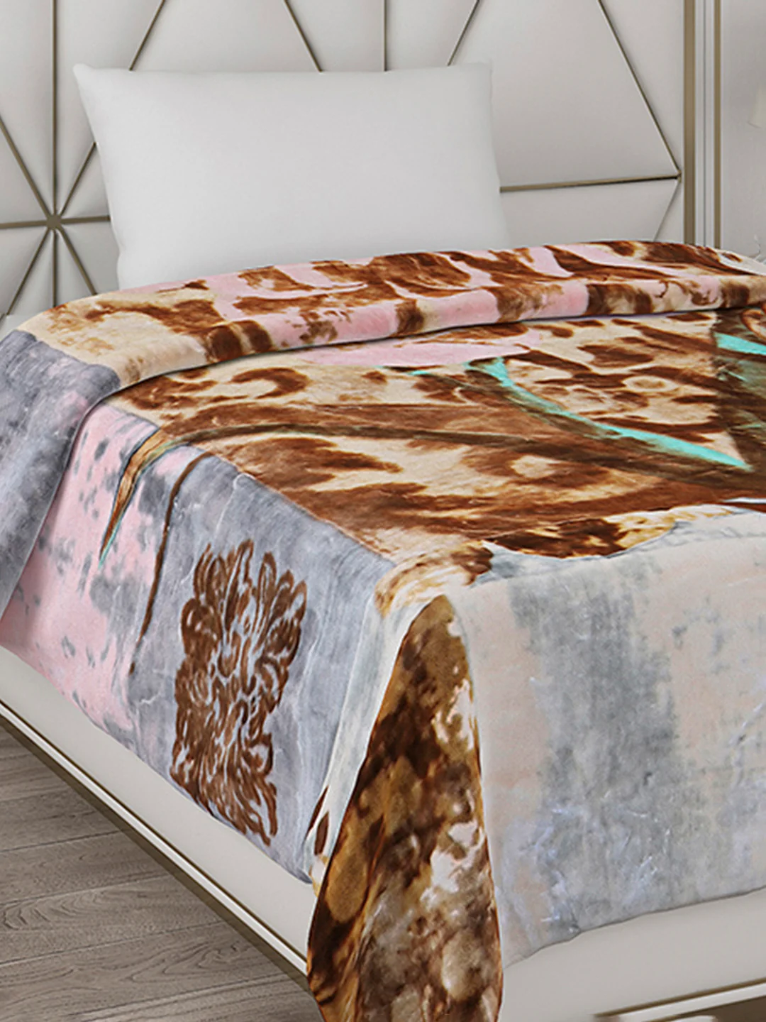 Printed Single Bed Blanket for Heavy Winter -2 Ply - Image 4