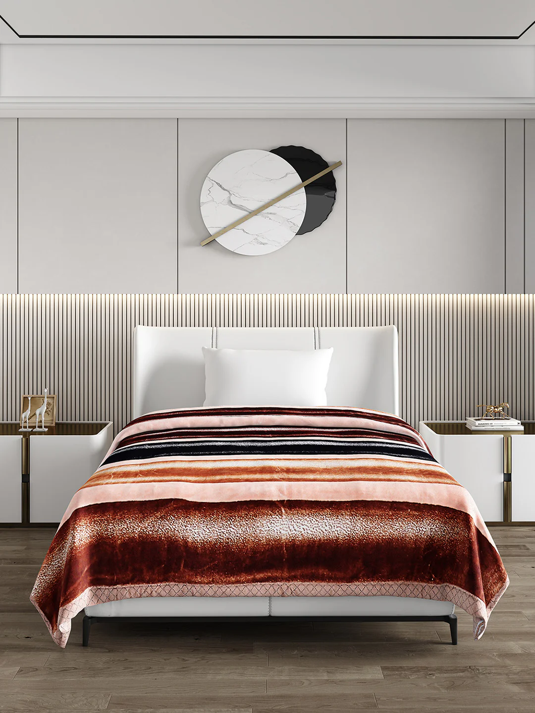 Printed Single Bed Blanket for Heavy Winter -2 Ply - Image 2