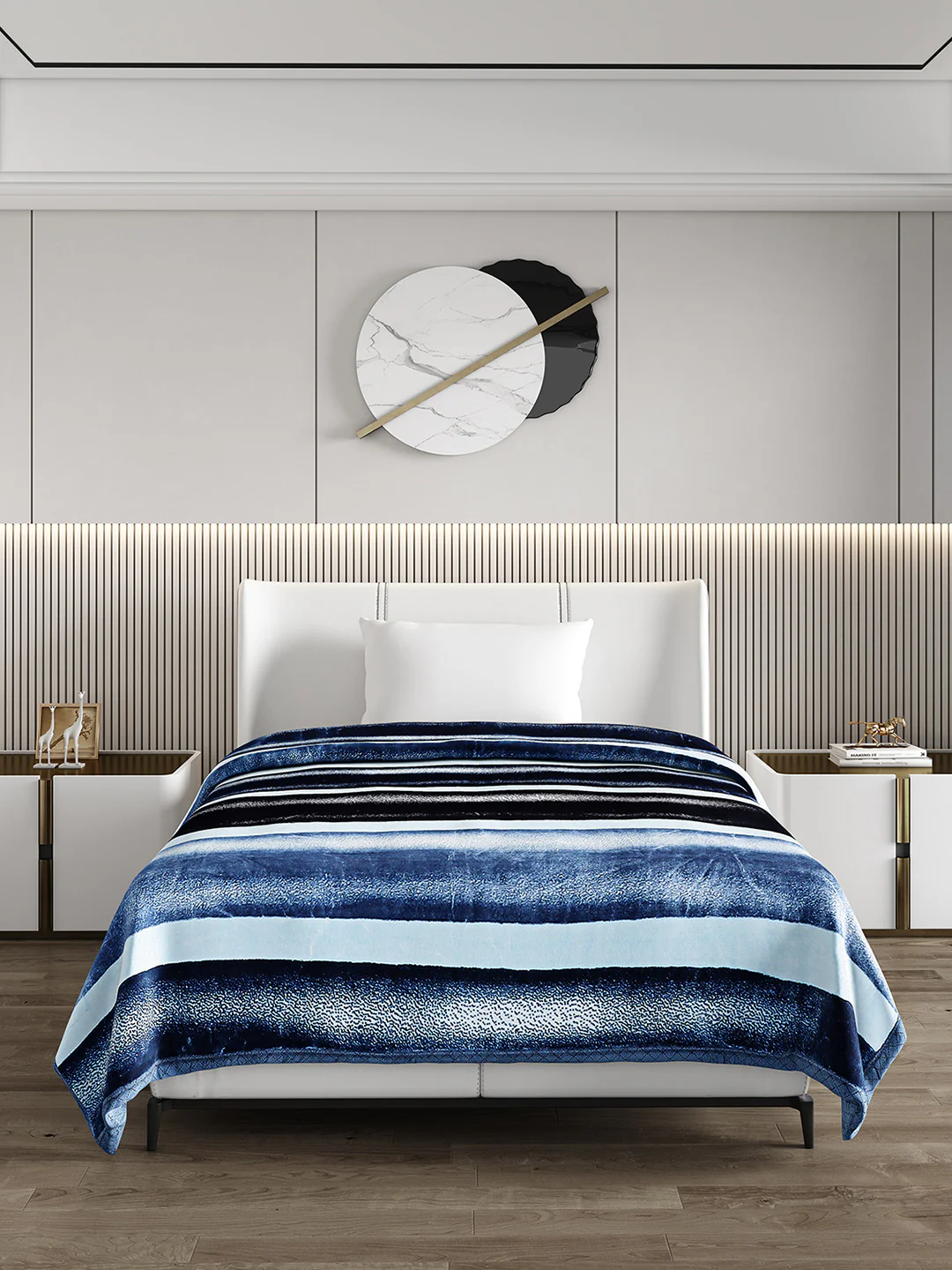 Printed Single Bed Blanket for Heavy Winter -2 Ply - Image 2