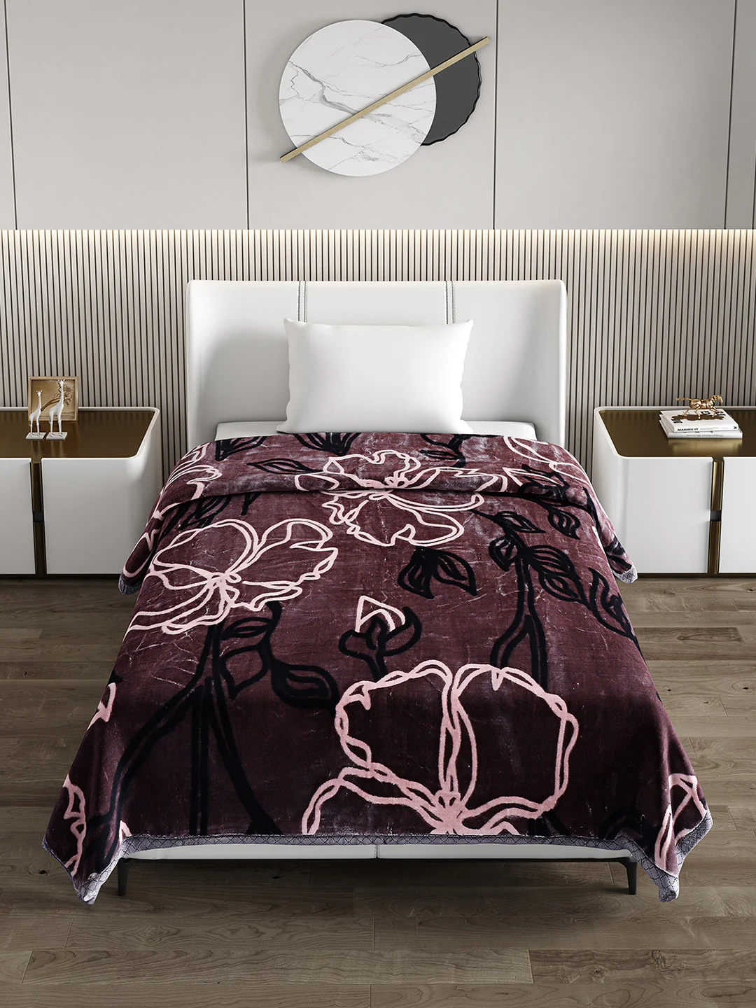 Printed Single Bed Blanket for Heavy Winter -2 Ply - Image 3