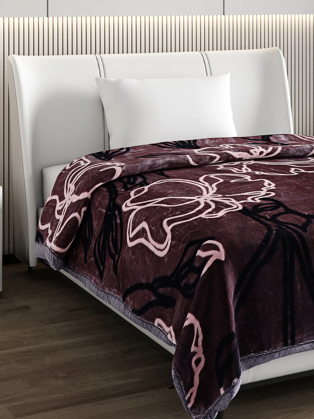 Printed Single Bed Blanket for Heavy Winter -2 Ply - Image 4