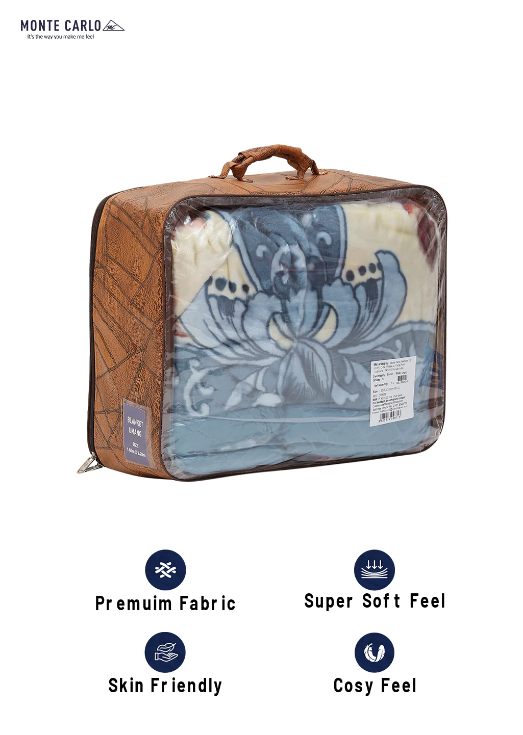 Printed Single Bed Blanket for Heavy Winter -3 Ply - Image 8