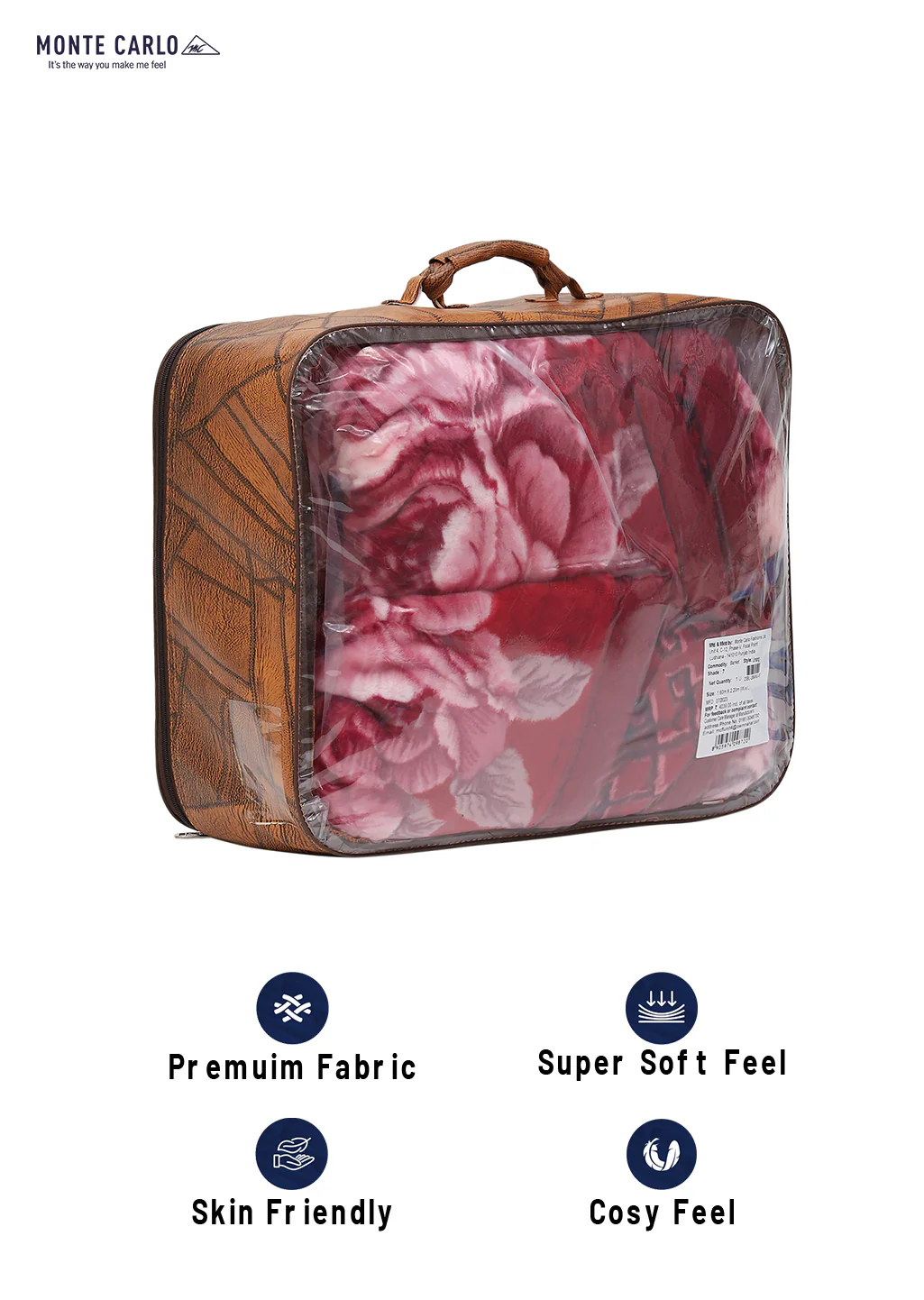 Printed Single Bed Blanket for Heavy Winter -3 Ply - Image 8