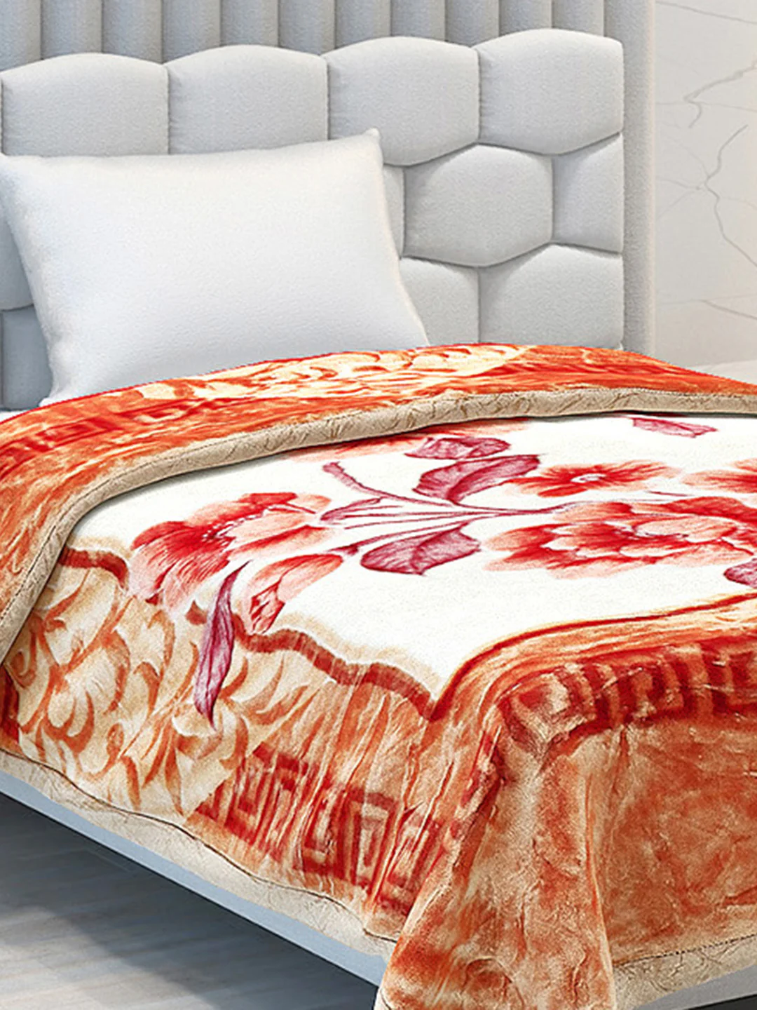 Printed Single Bed Blanket for Heavy Winter -3 Ply - Image 4