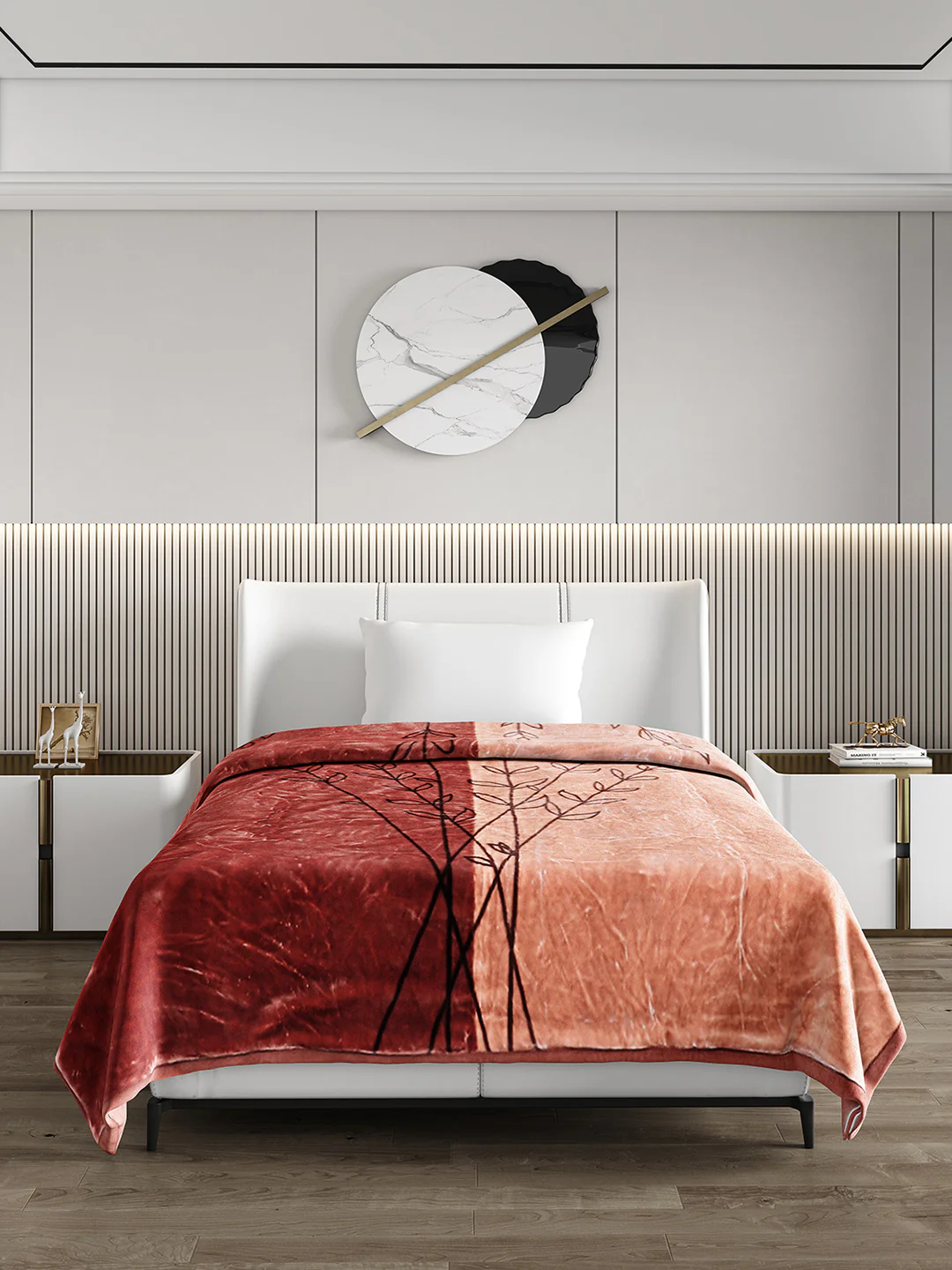 Printed Single Bed Blanket for Heavy Winter -3 Ply - Image 2