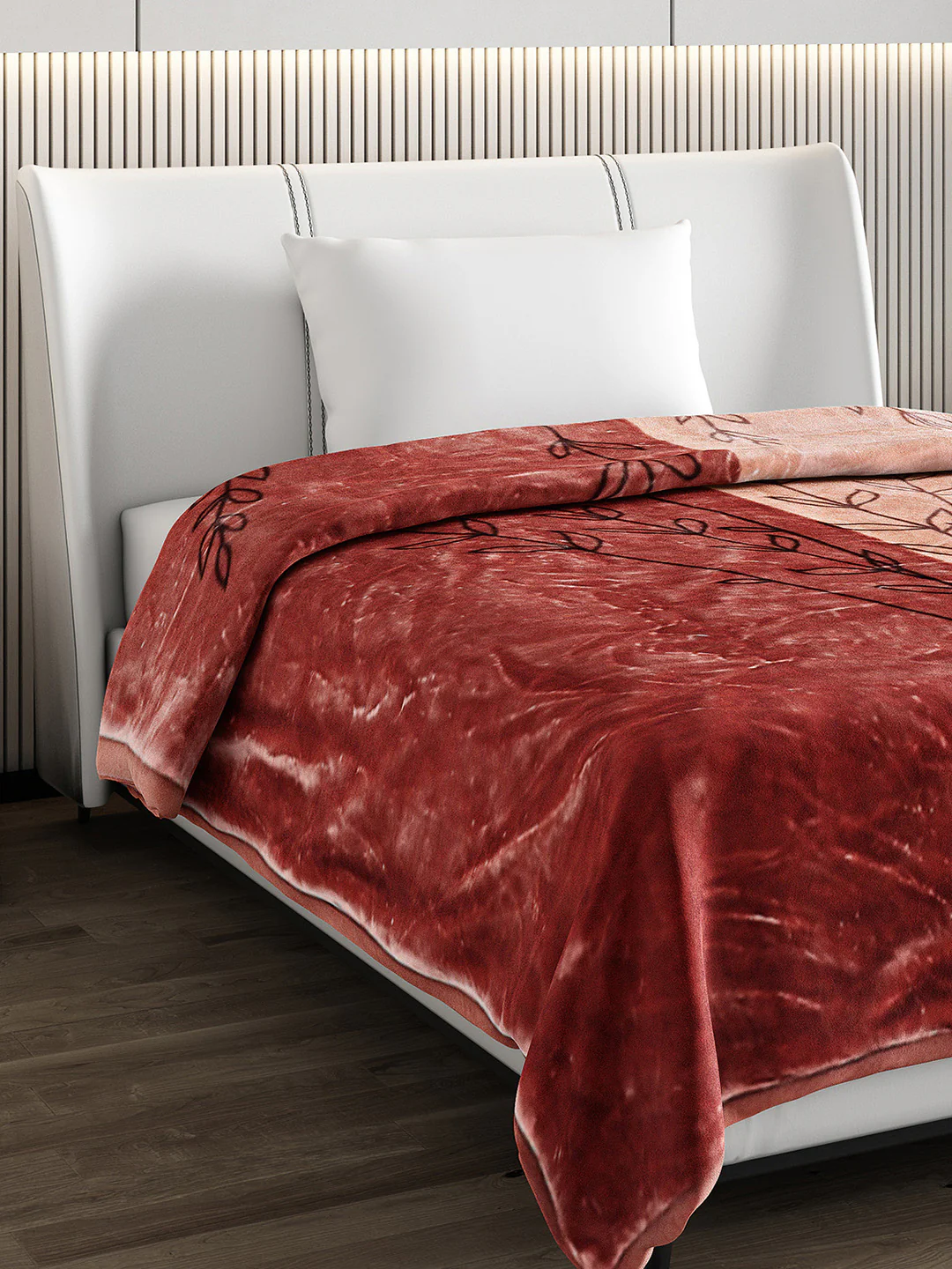Printed Single Bed Blanket for Heavy Winter -3 Ply - Image 4