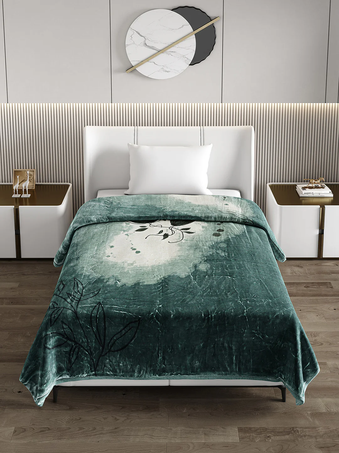 Printed Single Bed Blanket for Heavy Winter -3 Ply - Image 3