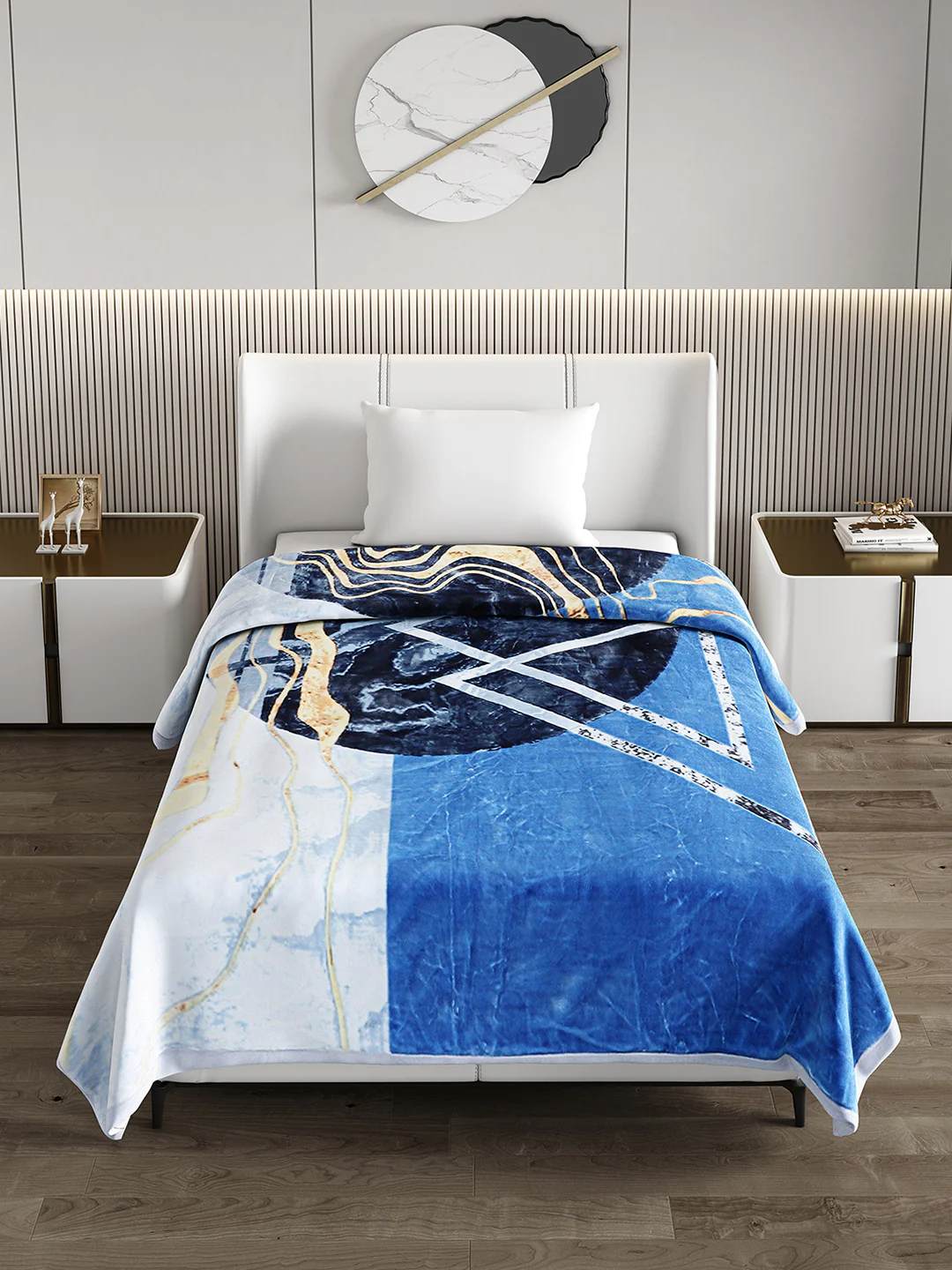 Printed Single Bed Blanket for Heavy Winter -3 Ply - Image 3