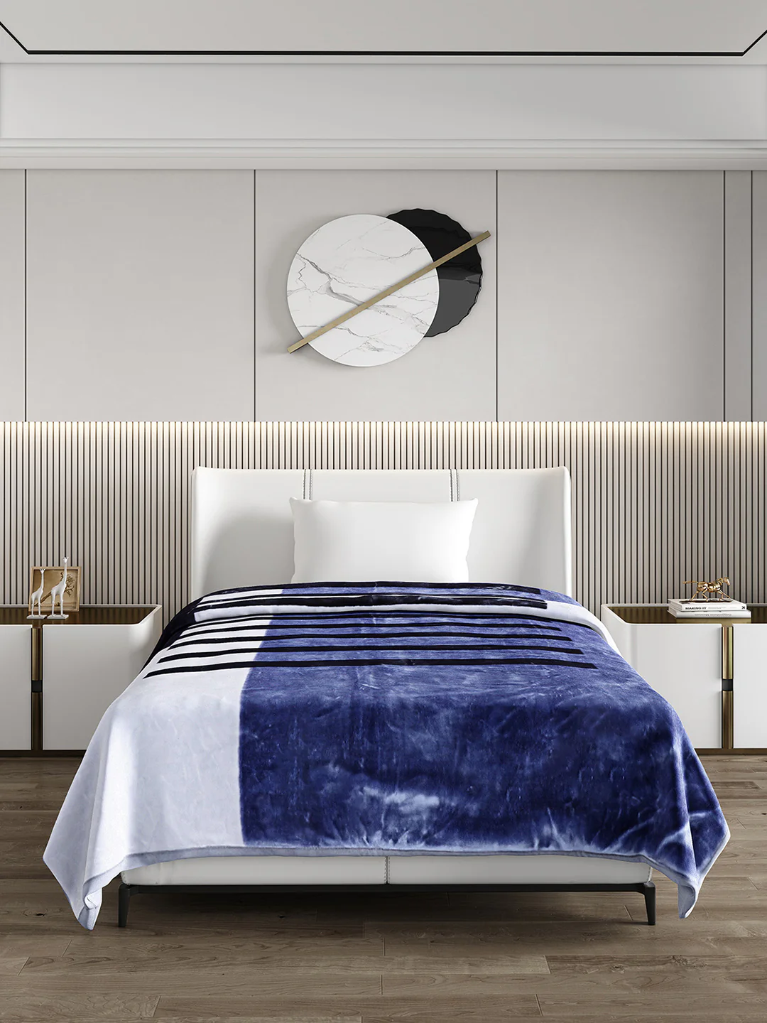 Printed Single Bed Blanket for Heavy Winter -3 Ply - Image 2