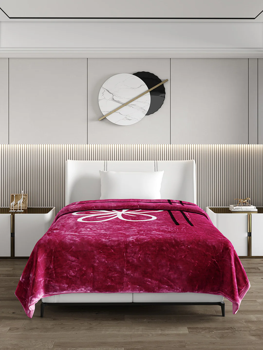 Printed Single Bed Blanket for Heavy Winter -3 Ply - Image 2