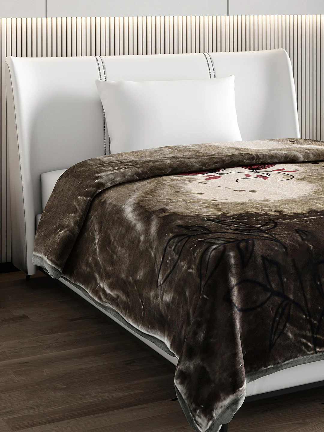 Printed Single Bed Blanket for Heavy Winter -3 Ply - Image 4