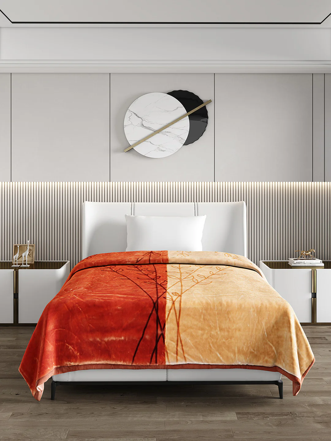 Printed Single Bed Blanket for Heavy Winter -3 Ply - Image 2