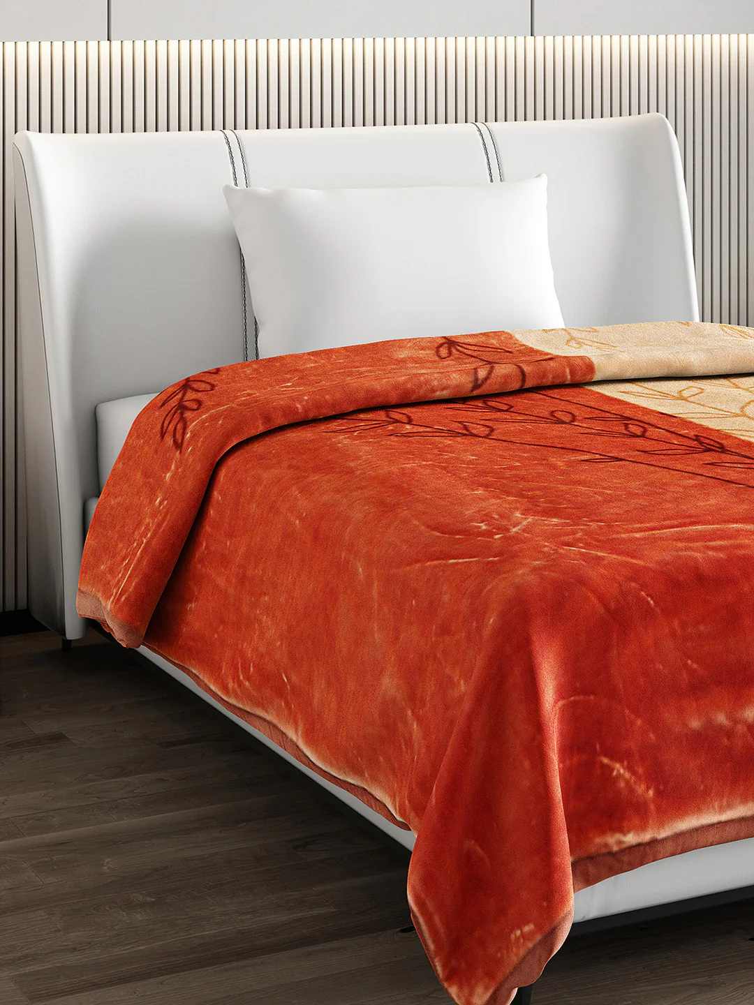 Printed Single Bed Blanket for Heavy Winter -3 Ply - Image 4