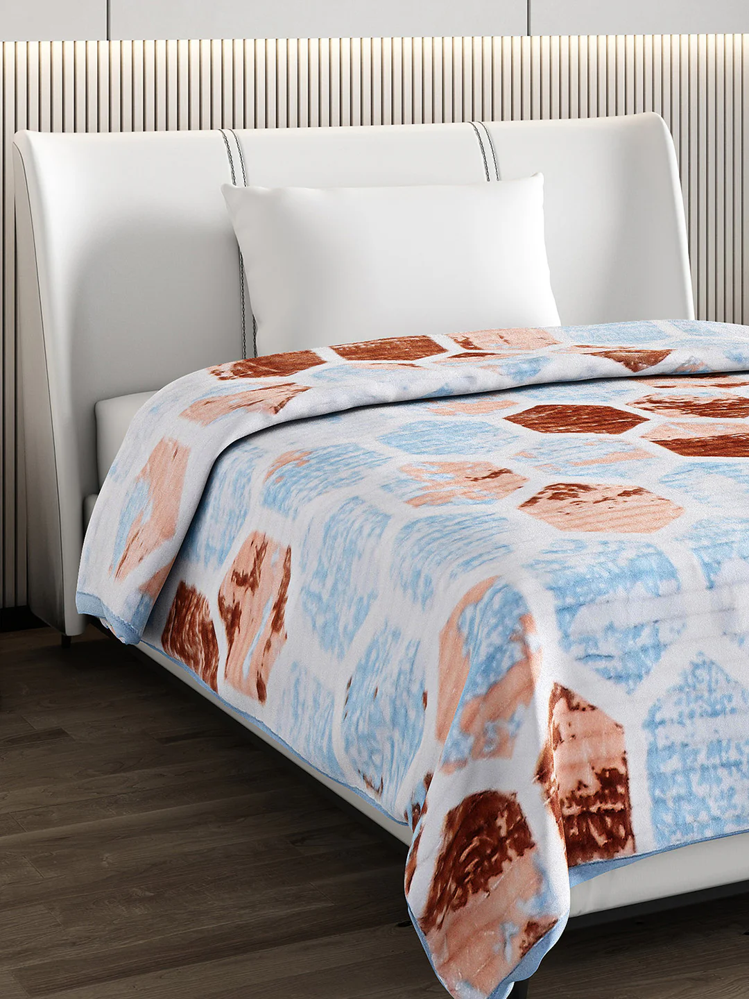 Printed Single Bed Blanket for Heavy Winter -3 Ply - Image 4