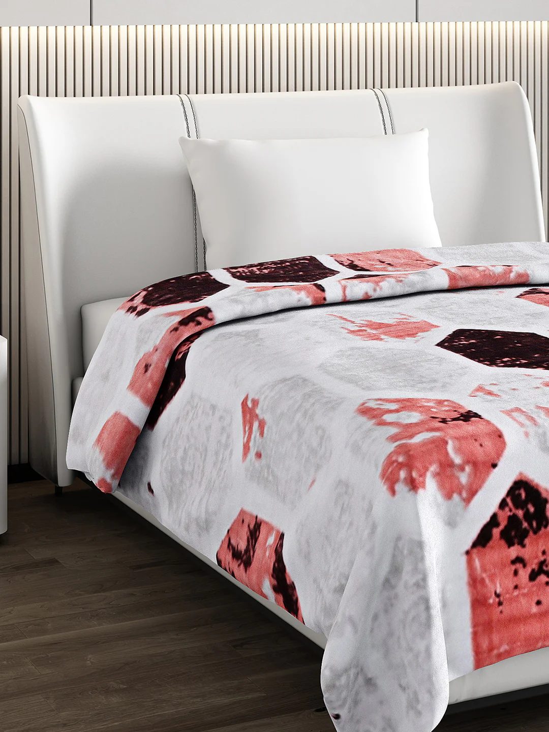 Printed Single Bed Blanket for Heavy Winter -3 Ply - Image 4