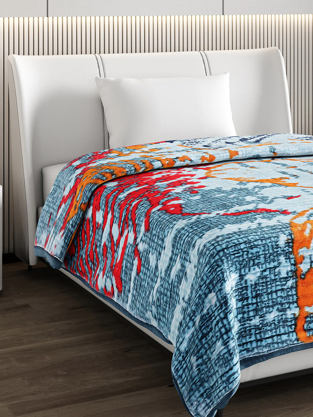 Printed Single Bed Blanket for Heavy Winter -3 Ply - Image 4