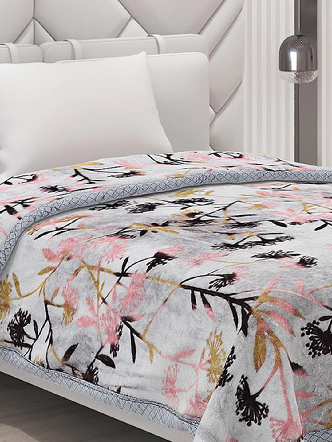 Printed Single Bed Blanket for Mild Winter -1 Ply - Image 4