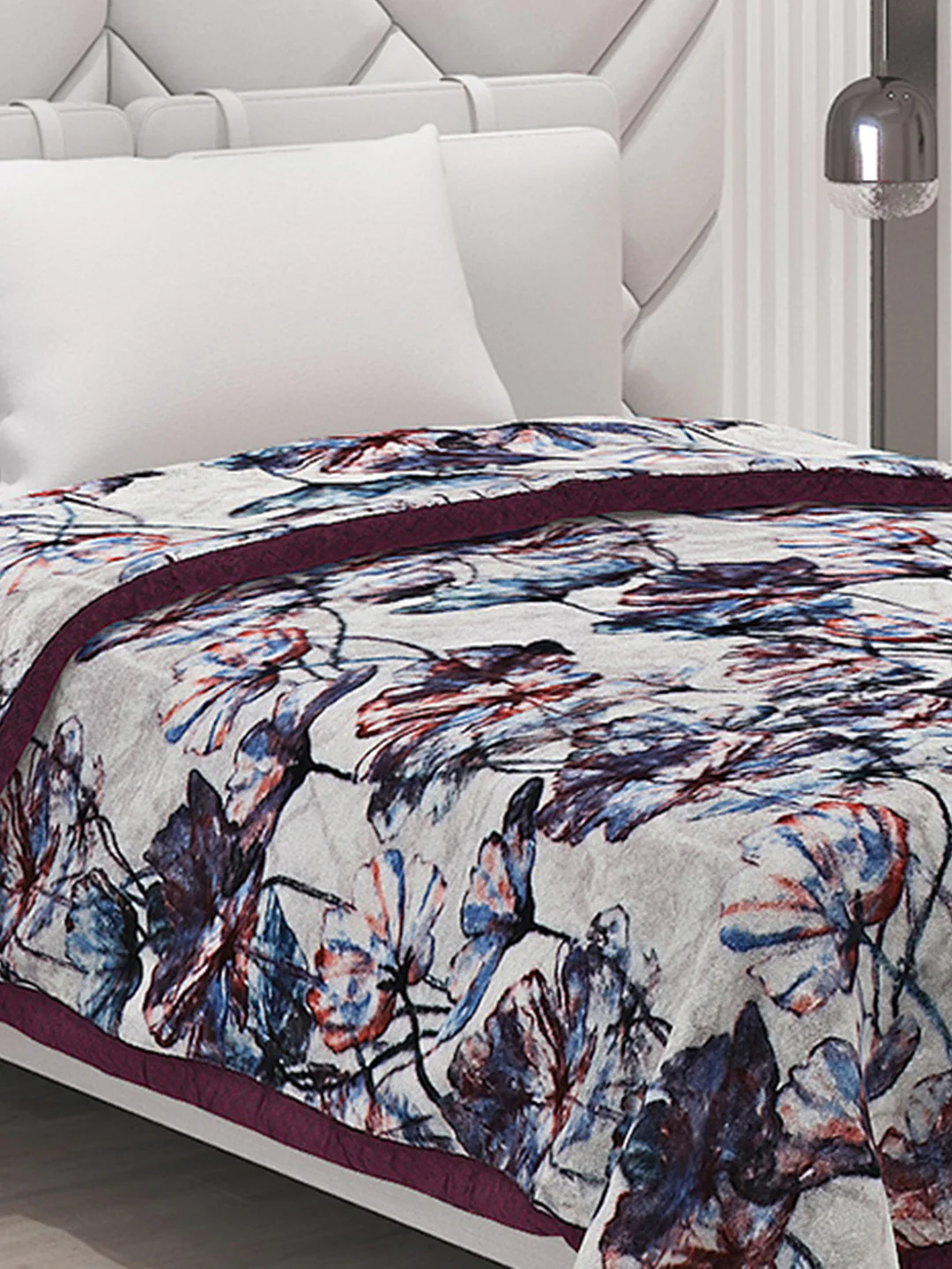 Printed Single Bed Blanket for Mild Winter -1 Ply - Image 4