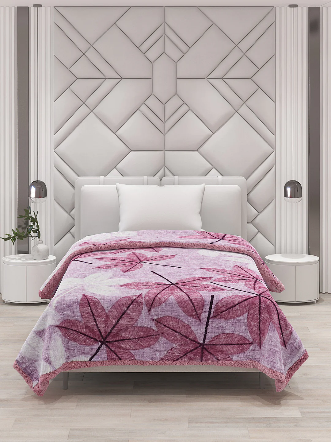 Printed Single Bed Blanket for Mild Winter -1 Ply - Image 2