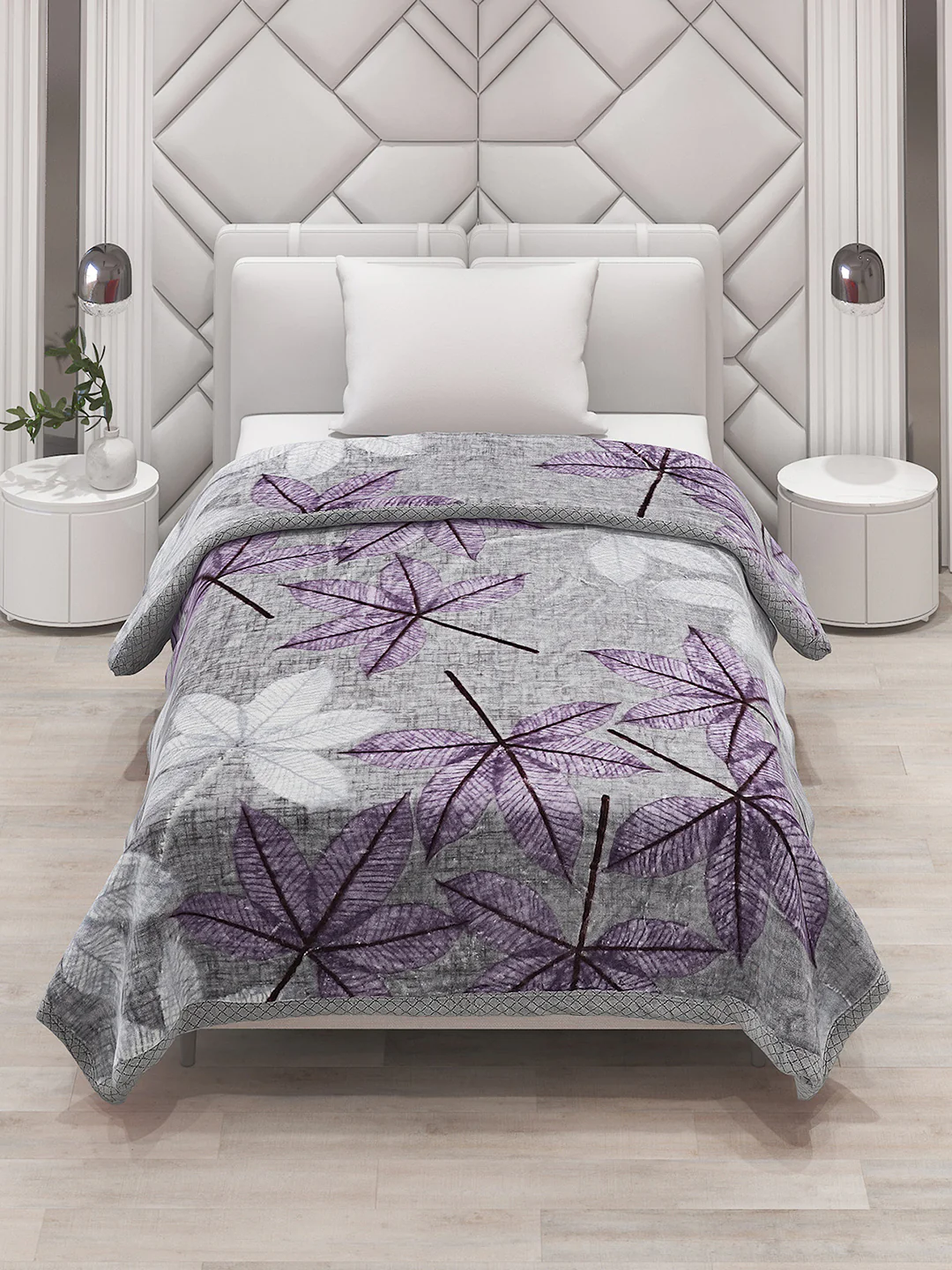 Printed Single Bed Blanket for Mild Winter -1 Ply - Image 2