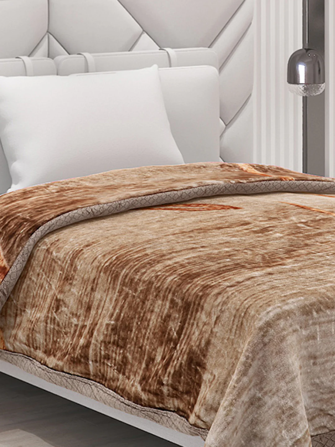 Printed Single Bed Blanket for Mild Winter -1 Ply - Image 4