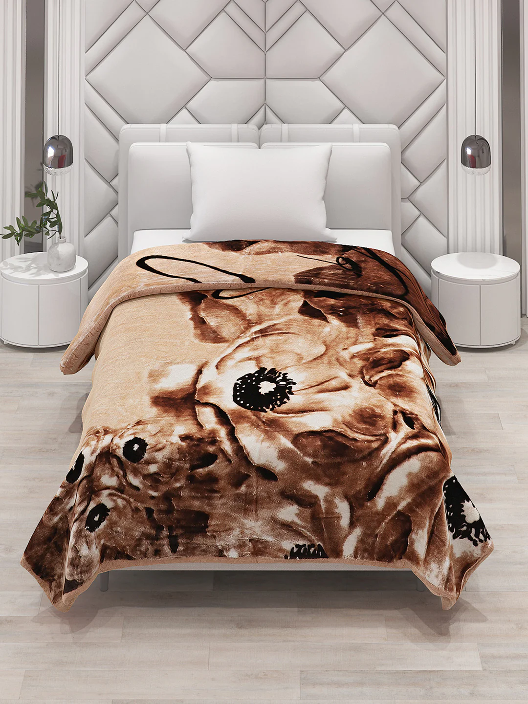 Printed Single Bed Blanket for Mild Winter -1 Ply - Image 2