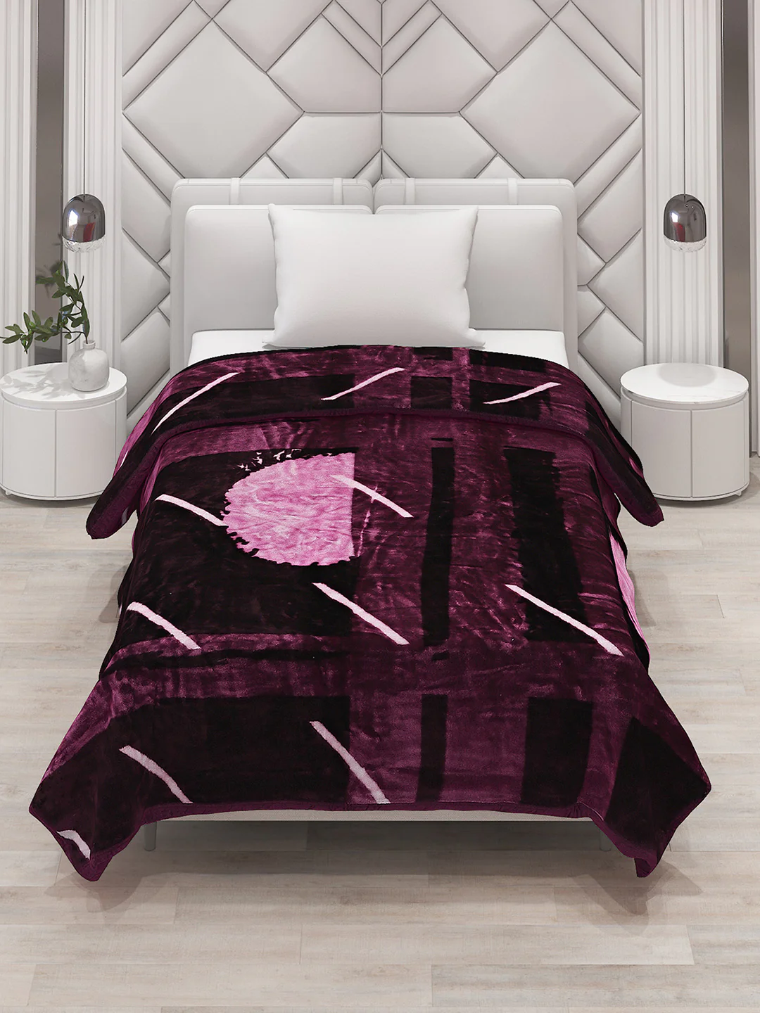 Printed Single Bed Blanket for Mild Winter -1 Ply - Image 2