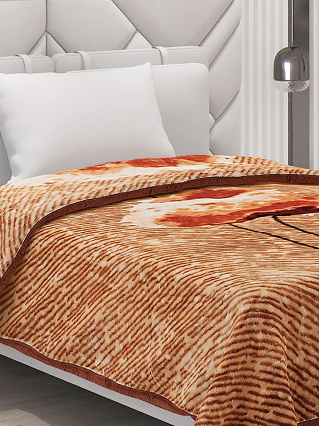 Printed Single Bed Blanket for Mild Winter -1 Ply - Image 4