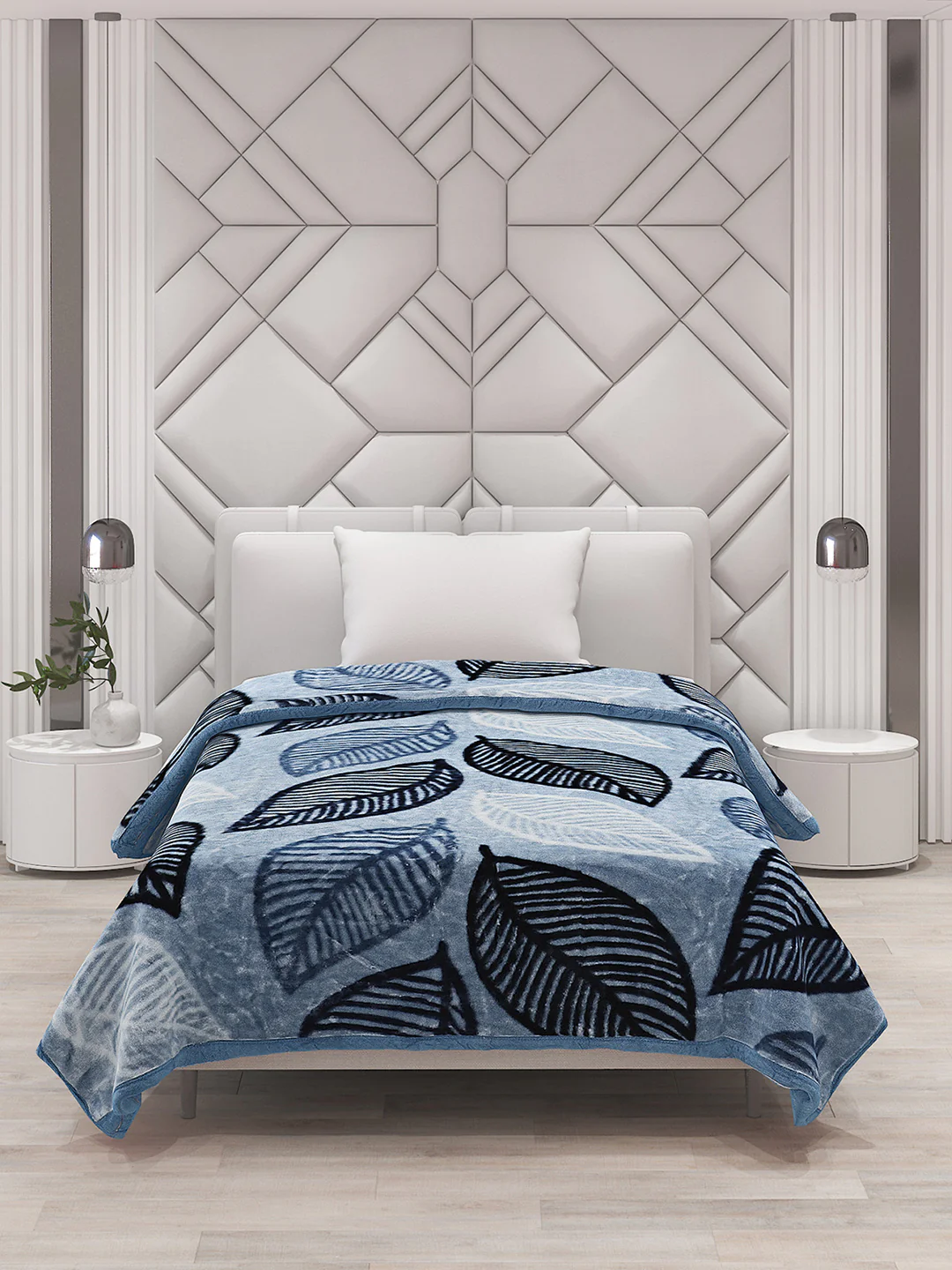 Printed Single Bed Blanket for Mild Winter -1 Ply - Image 3