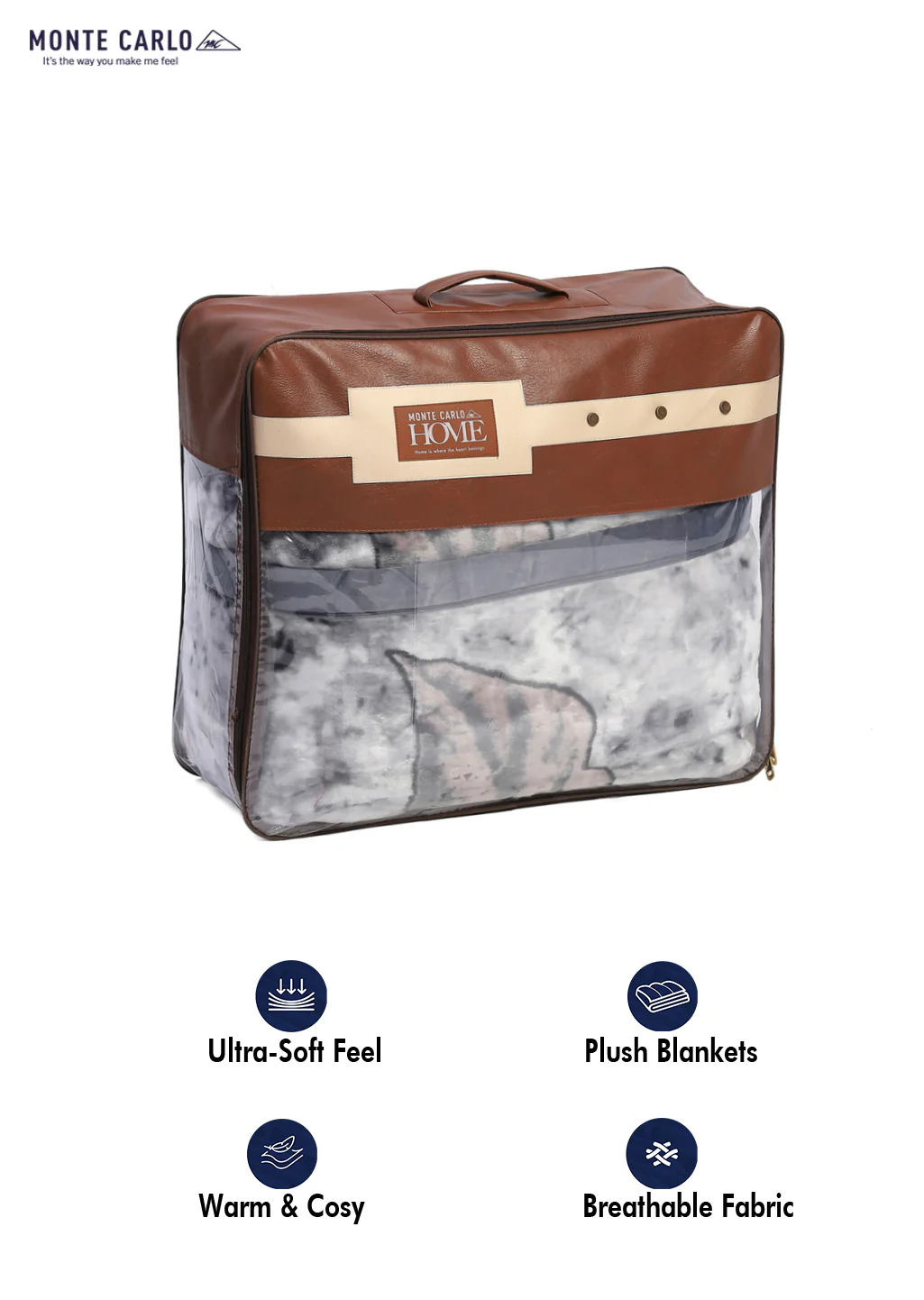 Printed Single Bed Blanket for Mild Winter -1 Ply - Image 8