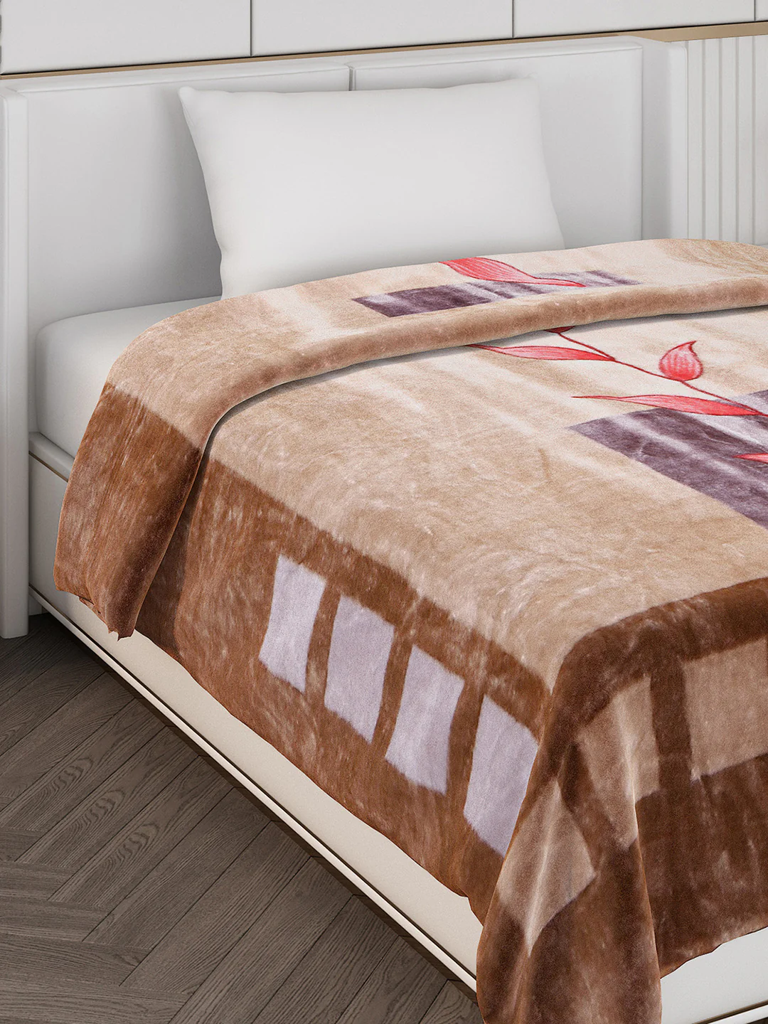 Printed Single Bed Blanket for Mild Winter -1 Ply - Image 4