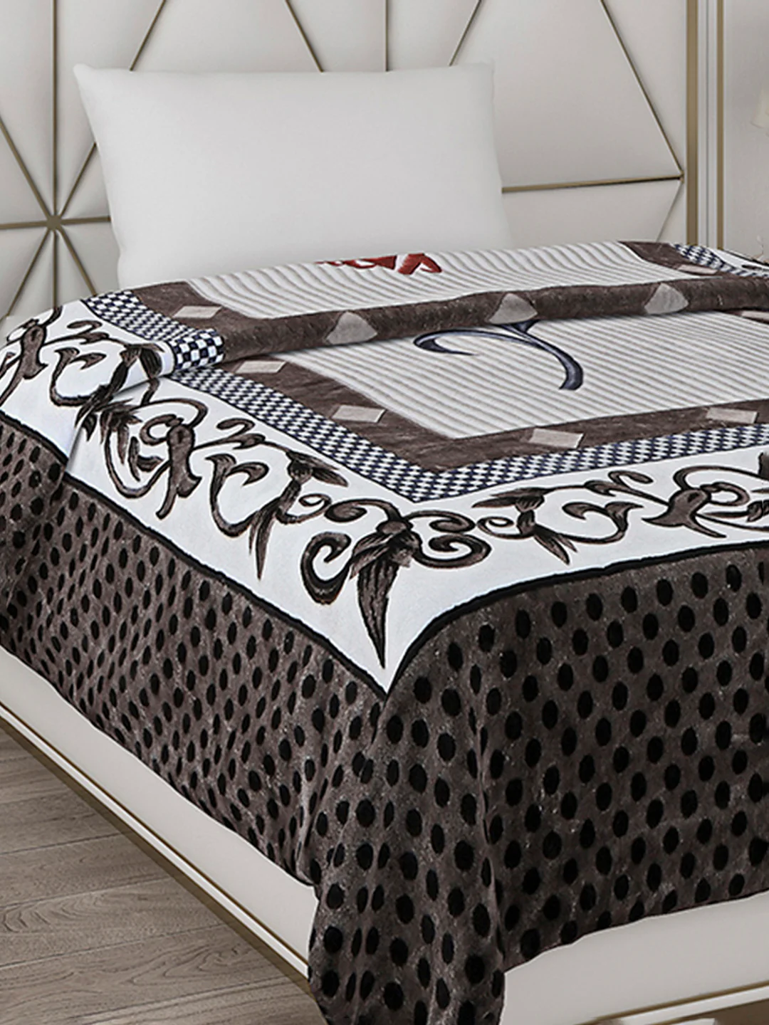 Printed Single Bed Blanket for Mild Winter -1 Ply - Image 4
